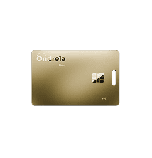 One Ondrela gold tracker card